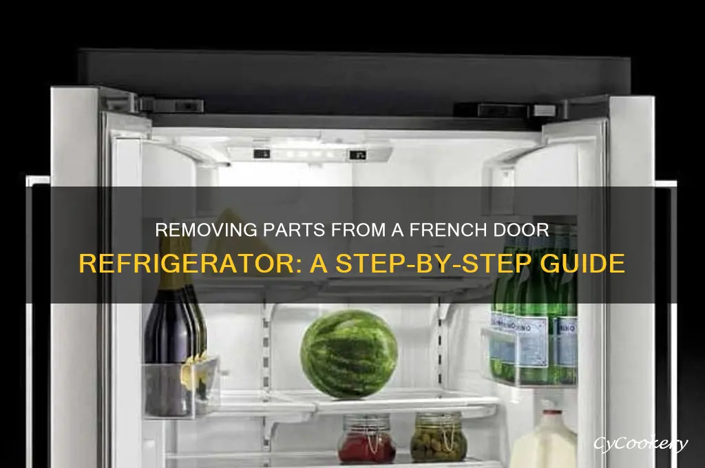 can you remove parts from a french door refrigerator