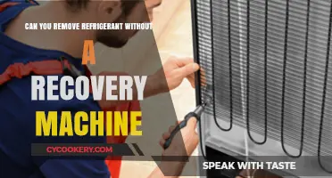 Removing Refrigerant Without a Recovery Machine: Is It Possible?