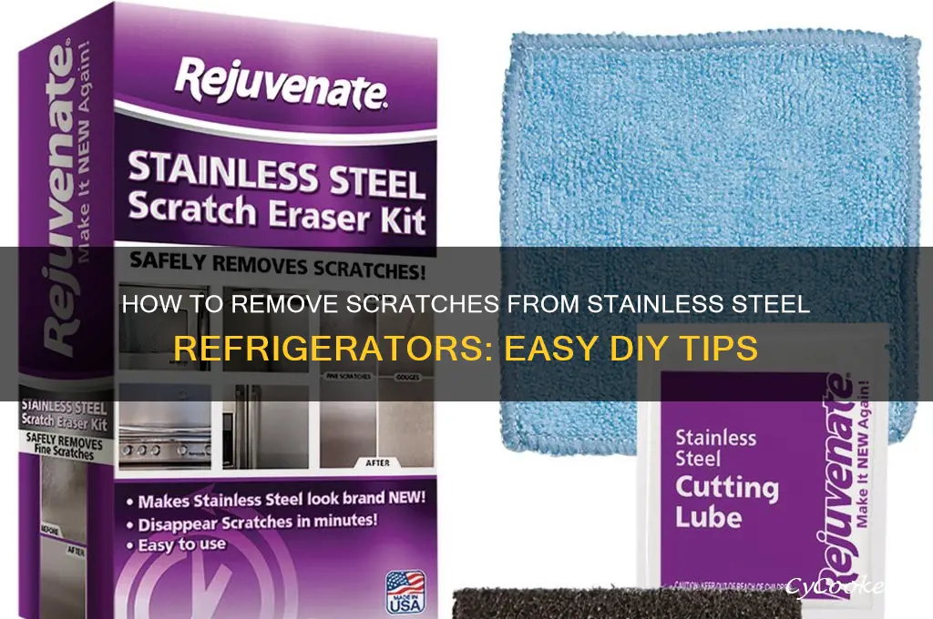 can you remove scratches from stainless steel refrigerator