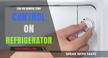 Removing Temperature Control on Your Refrigerator: Is It Possible?