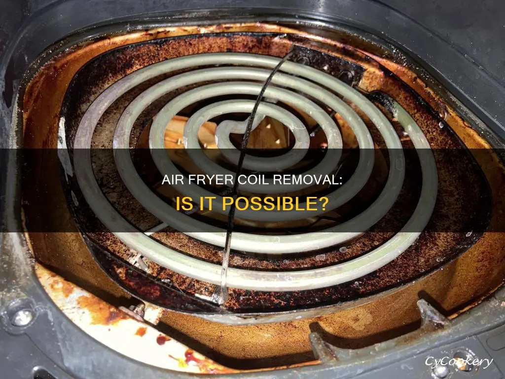 can you remove the coil in an air fryer