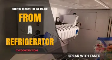 How to Safely Remove Your Refrigerator's Ice Maker: A Guide