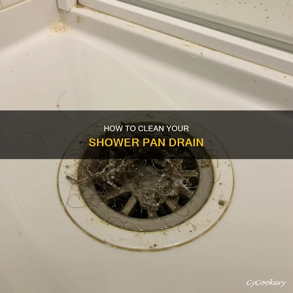 can you remove the shower pan drain to cleanit