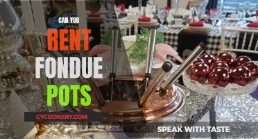 Renting Fondue Pots: Is It Possible and Worth It?