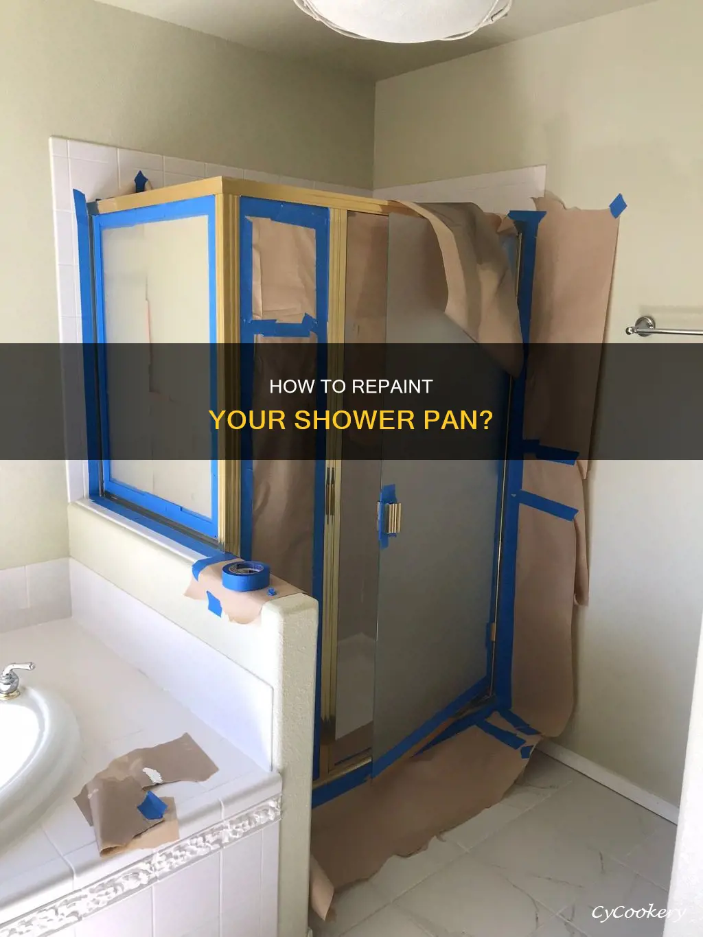 can you repaint a shower pan