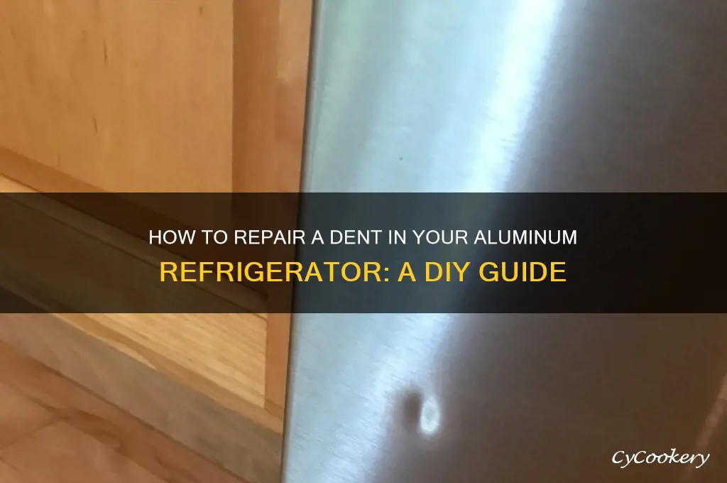 can you repair a dent in an aluminum refrigerator