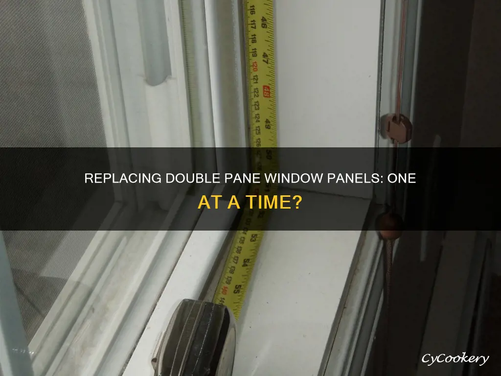 can you replace 1 panel of a double pane window