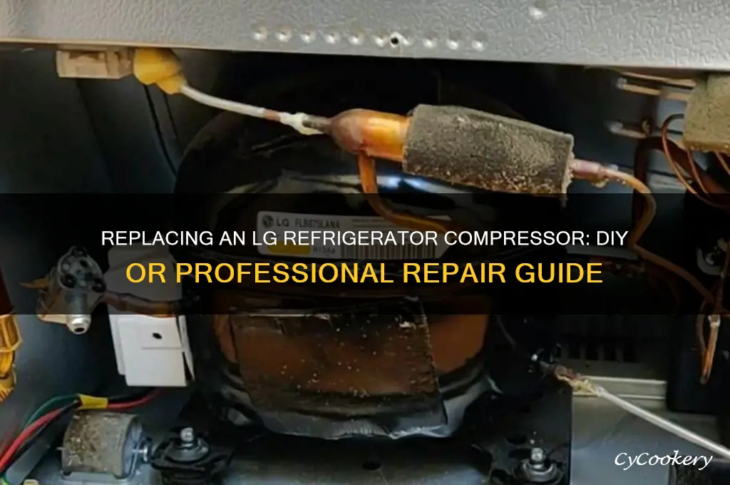 can you replace a lg refrigerator compressor
