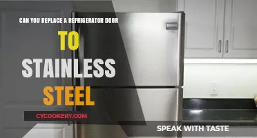 Upgrade Your Fridge: Replacing Your Refrigerator Door to Stainless Steel