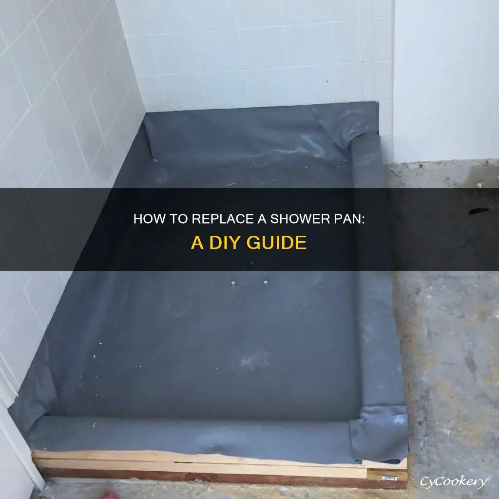 can you replace a shower pan