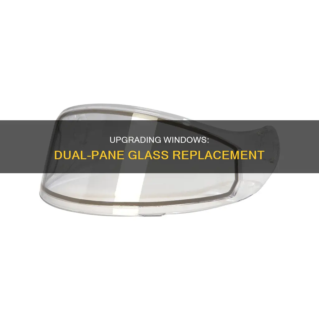 can you replace dual pane single glass