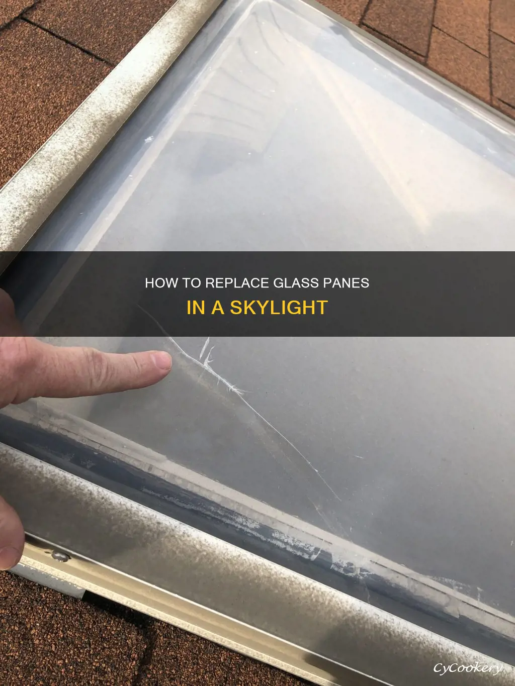 can you replace glass panes on skylight