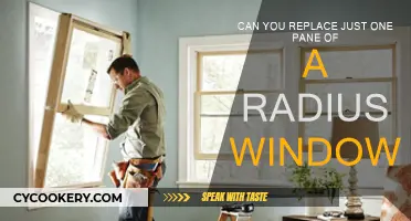 How to Replace a Single Pane in a Radius Window