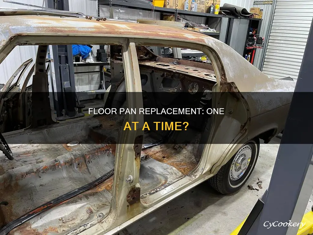 can you replace one floor pan at a time