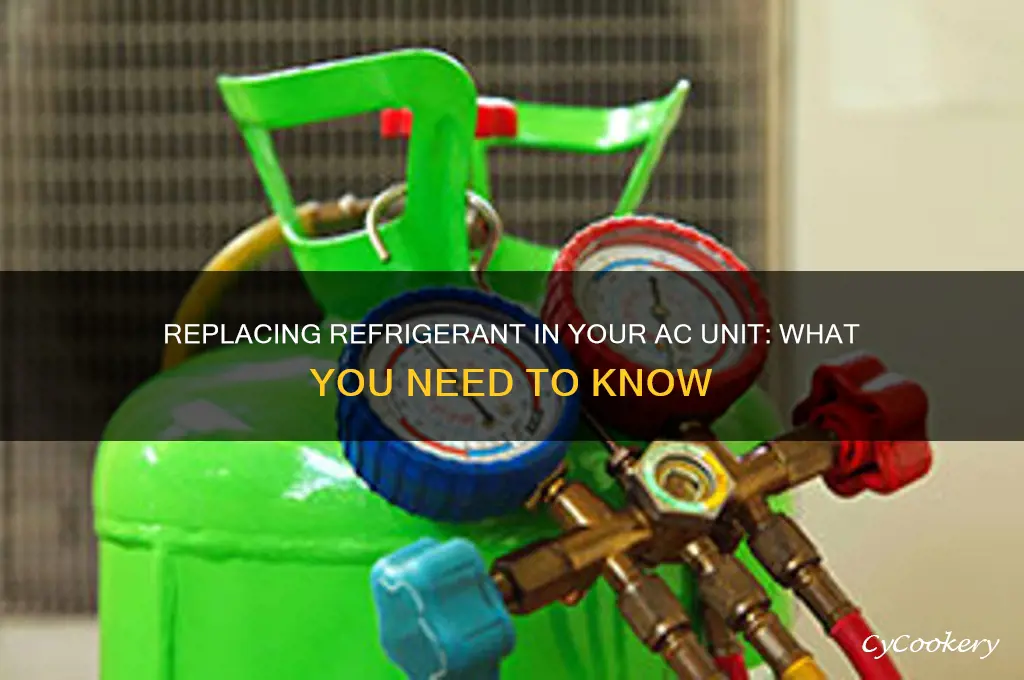 can you replace refrigerant in ac unit