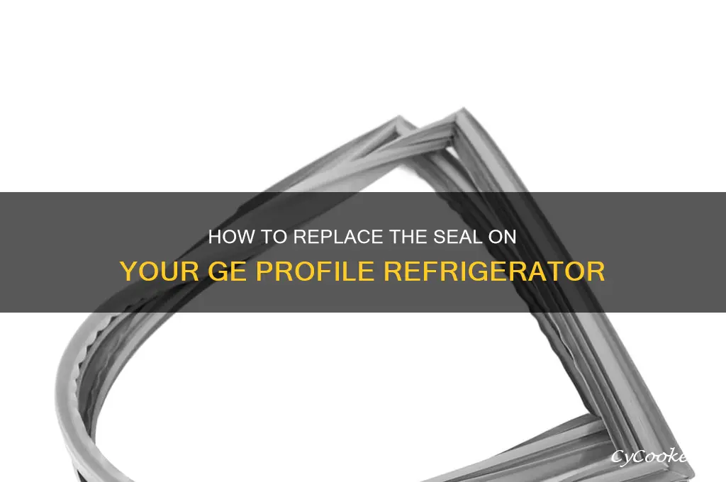 can you replace seal on ge profile refrigerator