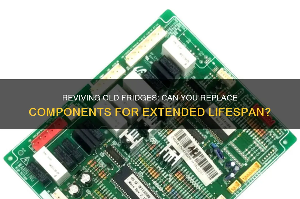 can you replace the components of an old refrigerator