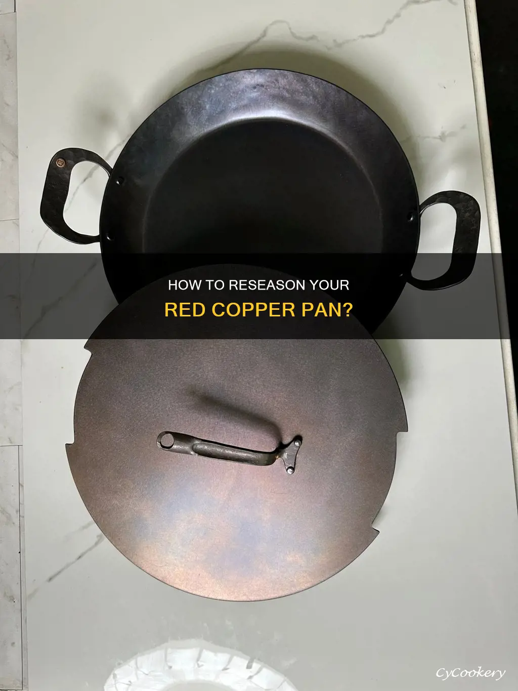 can you reseason a red copper pan