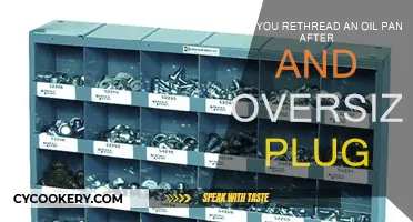 How to Retread Oil Pans After Oversized Plug Issues