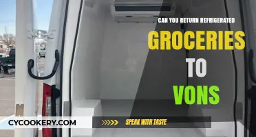 Returning Refrigerated Groceries to Vons: Policies and What You Need to Know