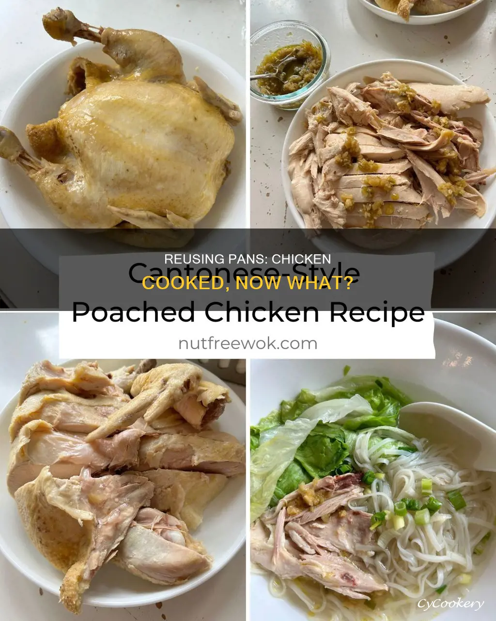 can you reuse a pan you cooked chicken in