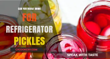 Reusing Brine for Refrigerator Pickles: Safe, Sustainable, or Risky?