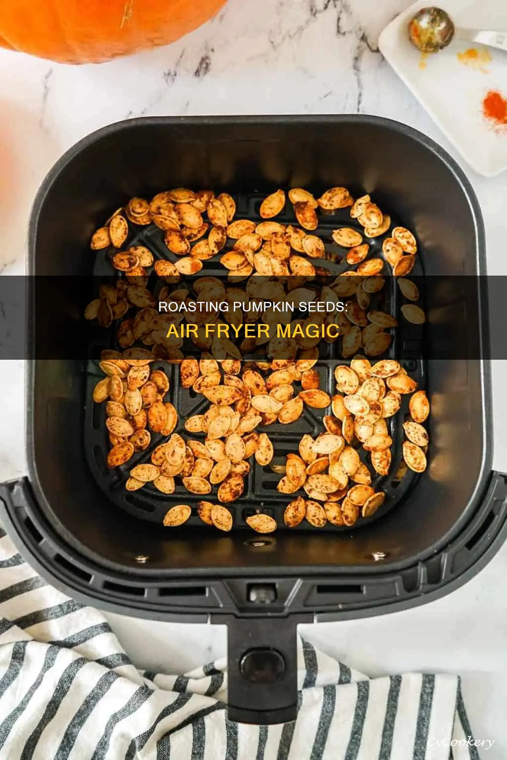 can you roast pumpkin seeds in an air fryer