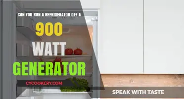 Running a Fridge on a 900-Watt Generator: Is It Possible?