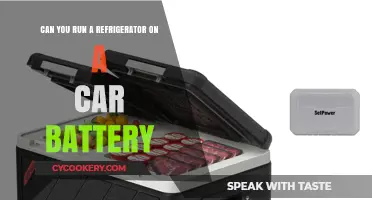 Powering Your Fridge: Can a Car Battery Keep It Running?