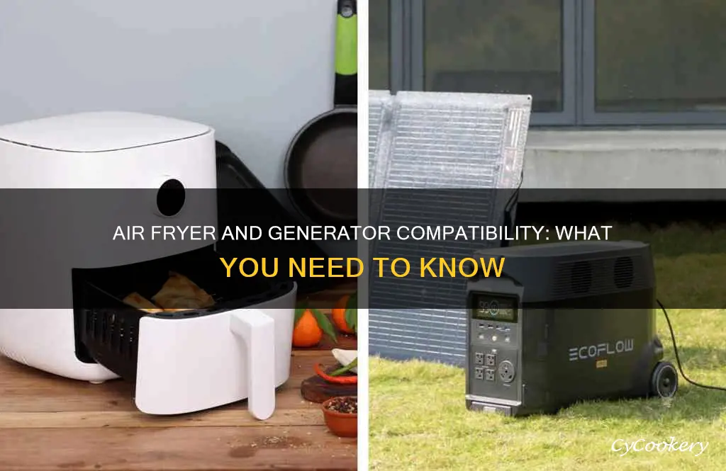 can you run an air fryer on a generator