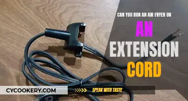 Air Fryer Safety: Extension Cord Usage