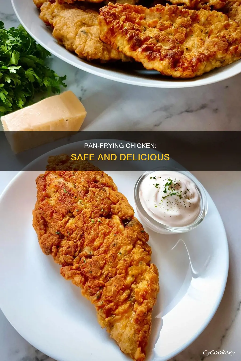 can you safely pan fry chicken