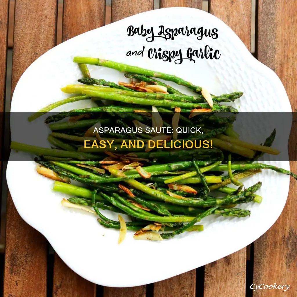 can you saute asparagus in a pan
