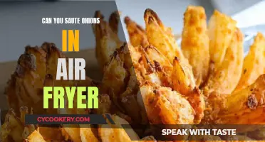 Sauteing Onions in an Air Fryer: Is It Possible?