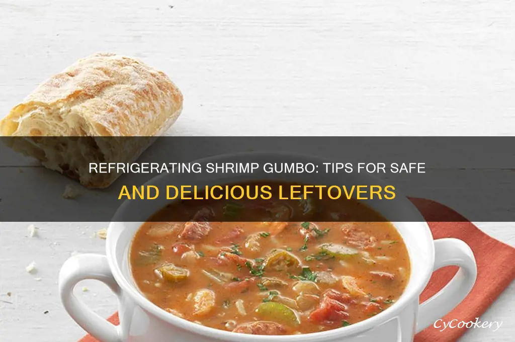 can you save shrimp gumbo in the refrigerator