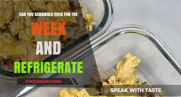 Meal Prep Scrambled Eggs: Can You Refrigerate for the Week?