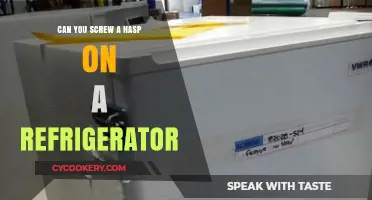 Securing Your Fridge: How to Screw a Hasp on a Refrigerator