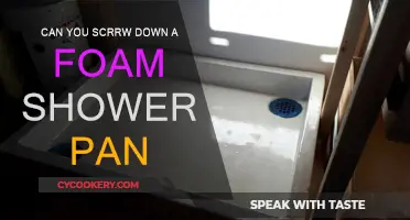 How to Screw Down a Foam Shower Pan