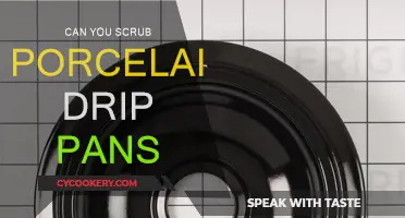 How to Clean Your Porcelain Drip Pans?