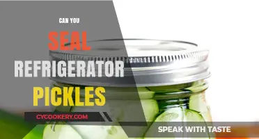 Sealing Refrigerator Pickles: Tips for Fresh, Crunchy, Homemade Success