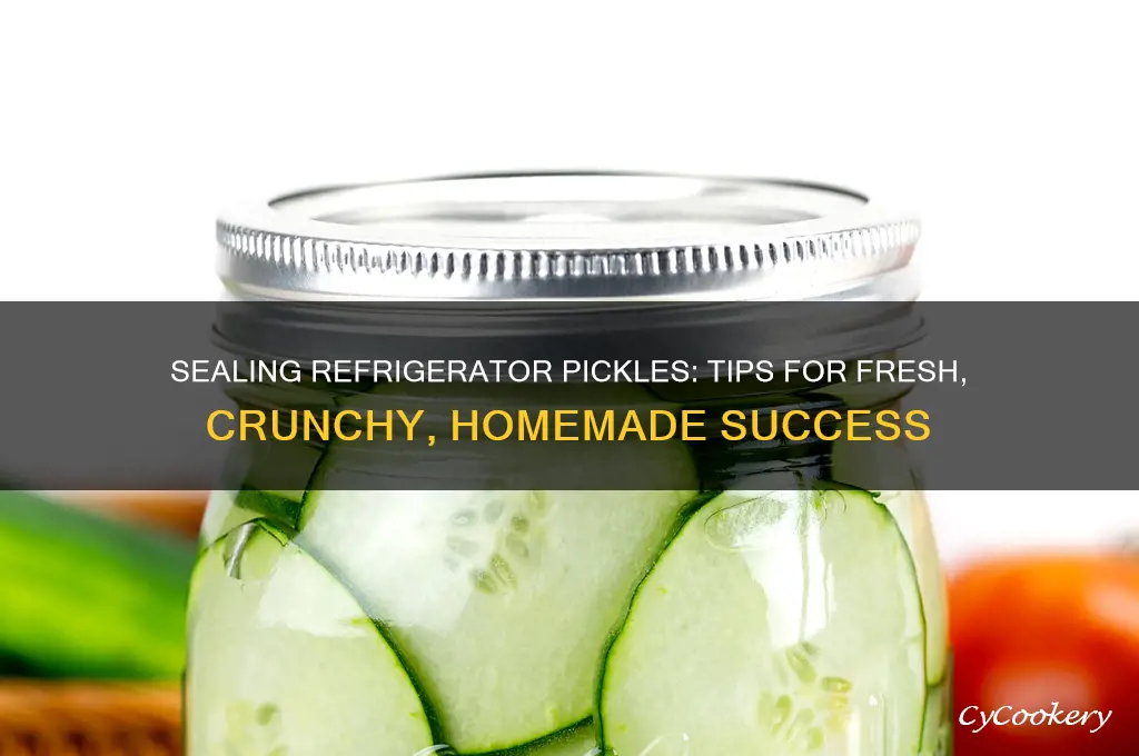 can you seal refrigerator pickles