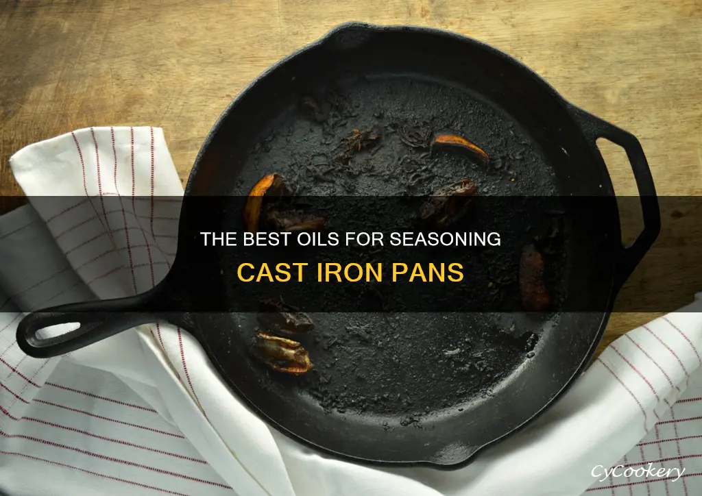 can you season a cast iron pan with canola oil