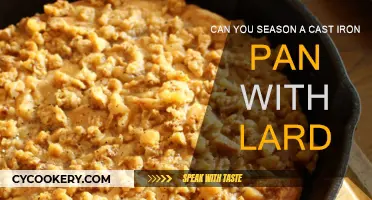 Lard for Seasoning Cast Iron: A Good Idea?