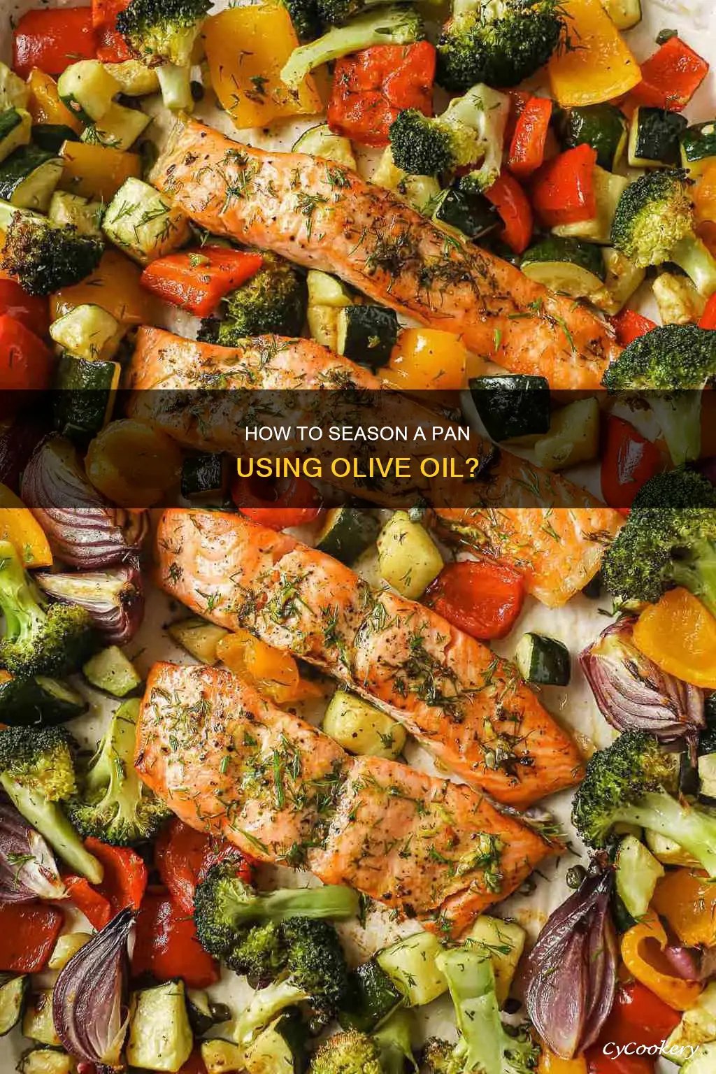 can you season a pan with olive oil