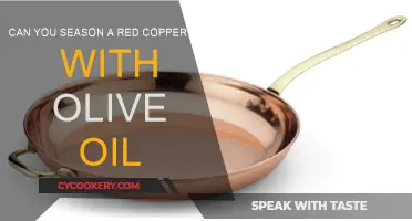How to Season Your Red Copper Pan with Olive Oil?