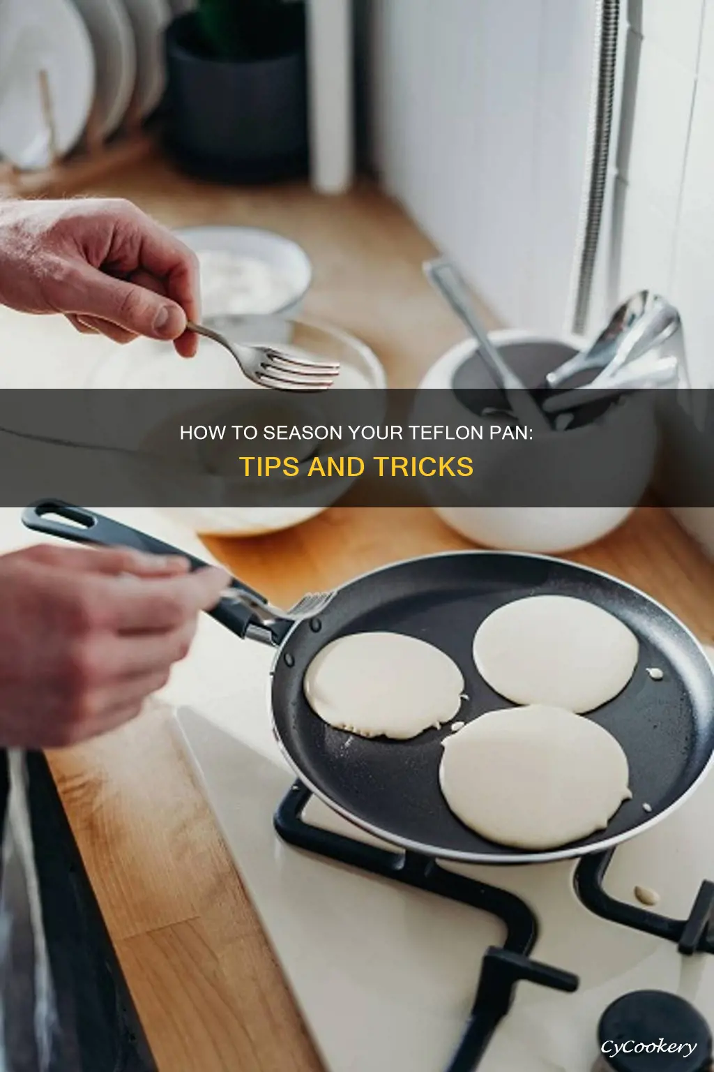 can you season a teflon pan