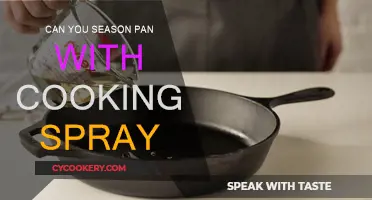 Spray and Cook: Seasoning Pans with Cooking Spray