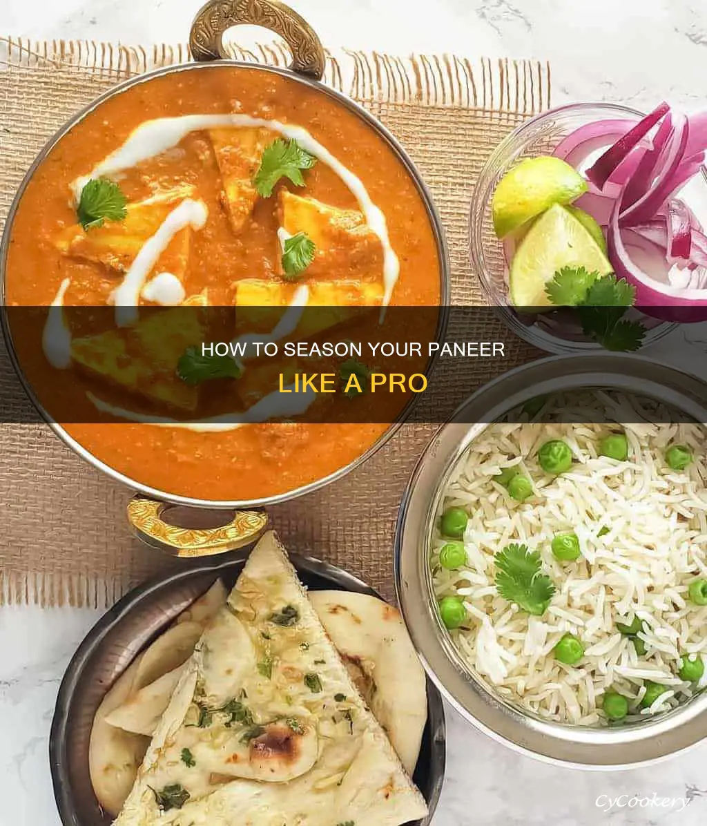 can you season paneer