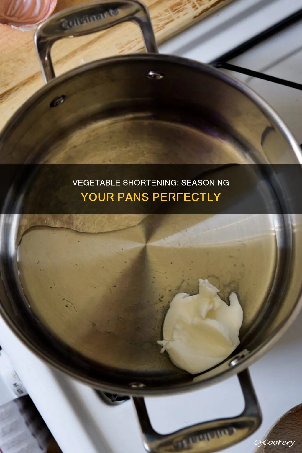 can you season pans with vegetable shortening