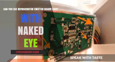 Can You Spot a Refrigerator Emitter Board Light Without Tools?